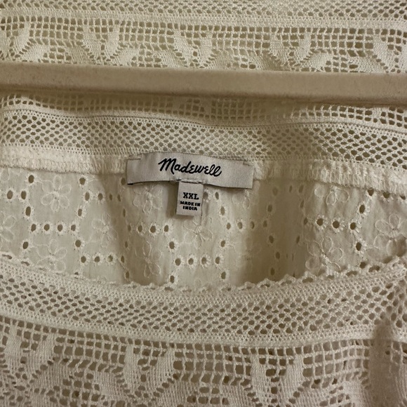 Madewell Lace Eyelet Square-Neck Top - Picture 4 of 4